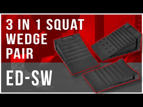 Load and play video in Gallery viewer, Non Slip Multi Degree Squat Wedge (4-Piece Set)
