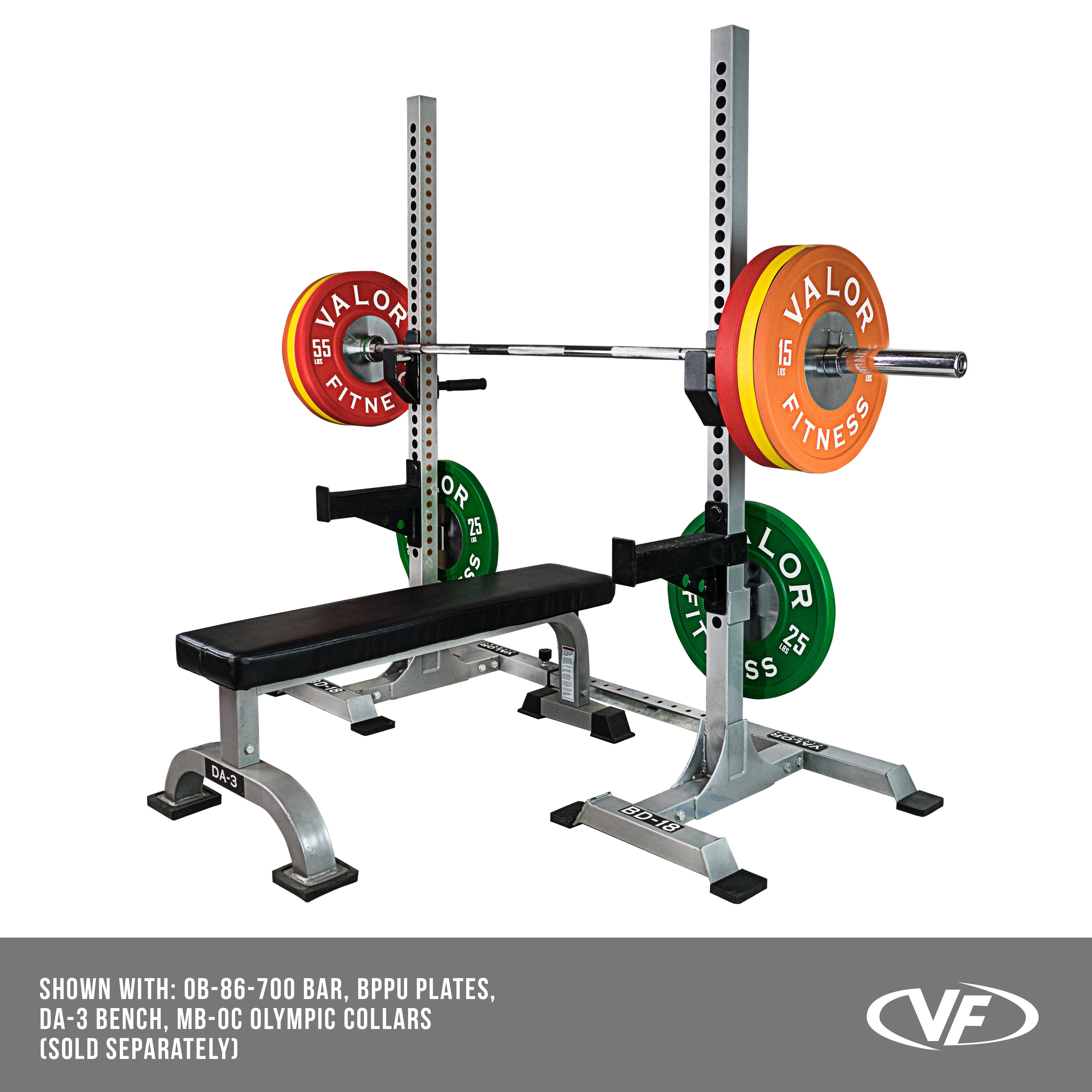 Squat Stand Towers with Dip Handles Valor Fitness BD 18