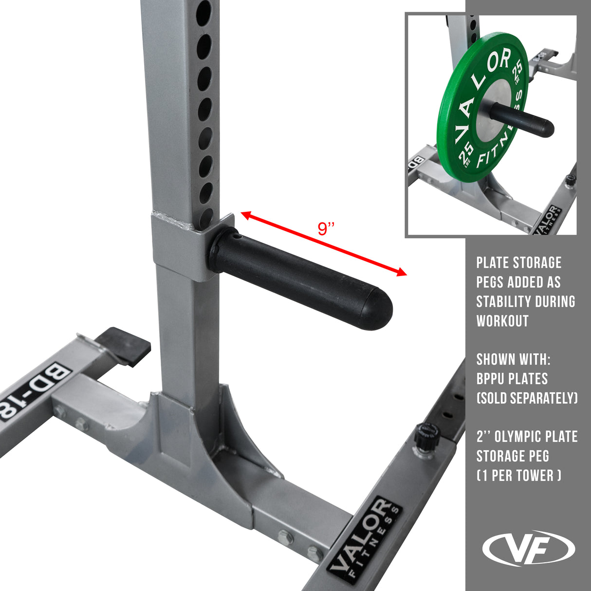 Valor Fitness BD-18, Squat Stand Towers