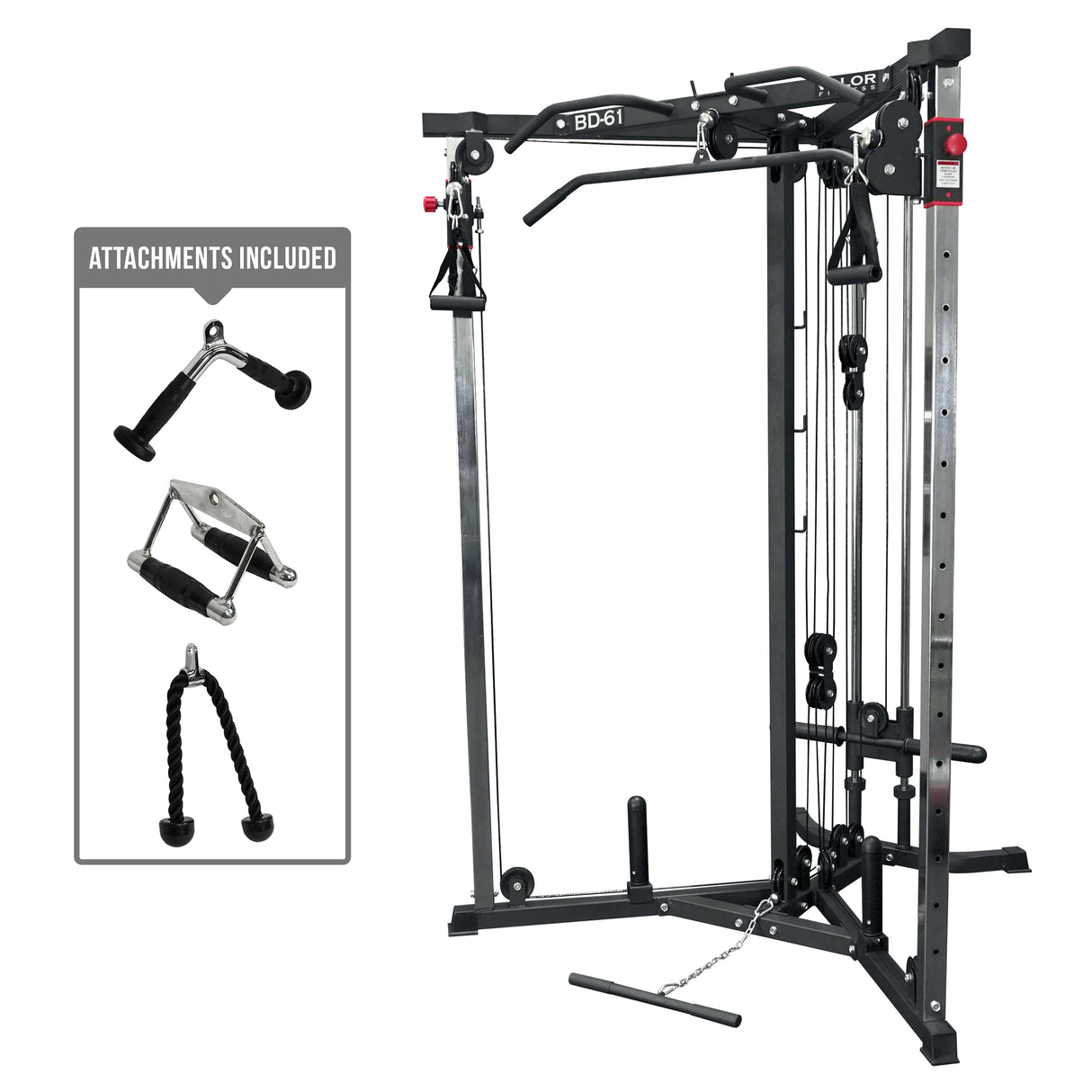 Cable Crossover Station w/ Attachment Bundle