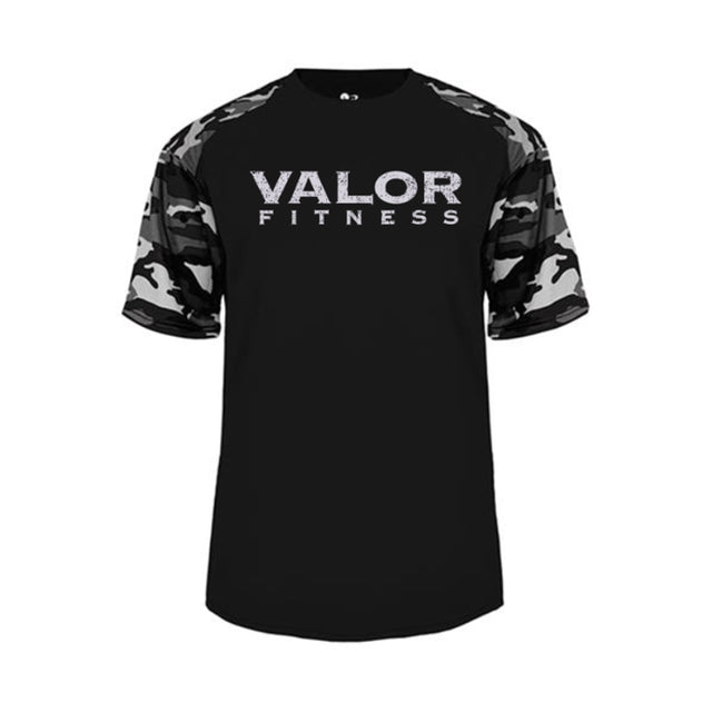 Black Valor Fitness Men's Camo Sport T-Shirt