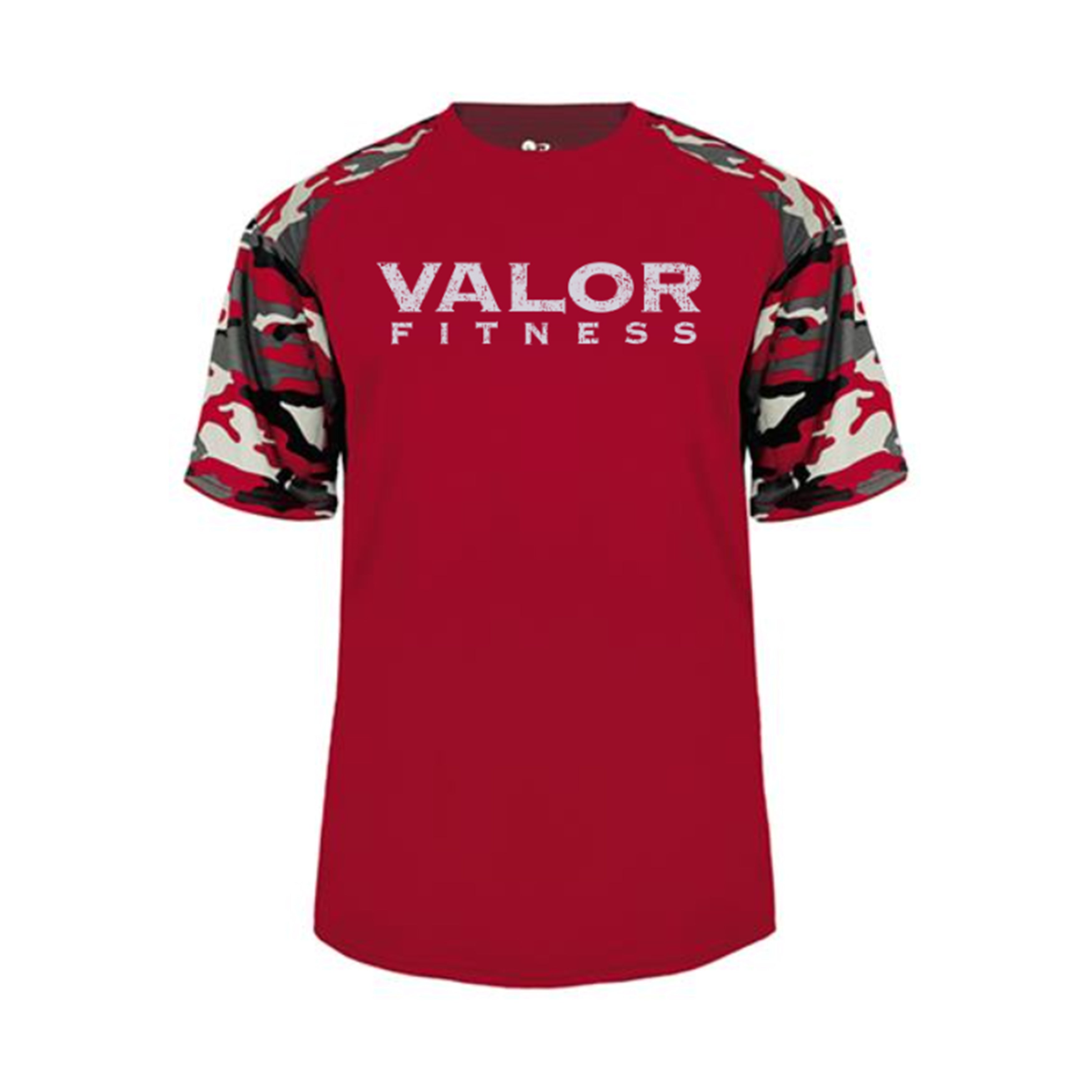 Red camouflage t shirt on sale