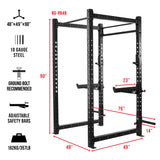 Heavy Duty 3x3 4 Post Power Rack