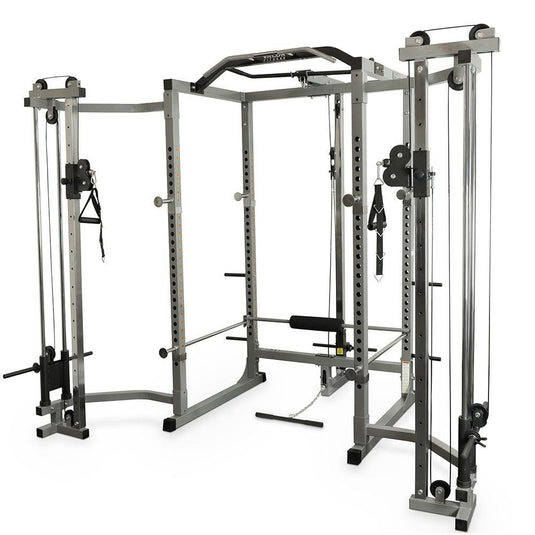 Pro 2.5x2.5 Power Rack w/ Cable Crossover and Lat Pull