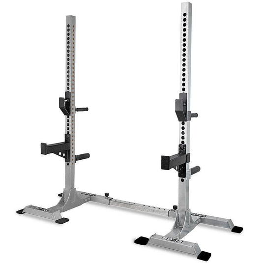 Independent Bench Press Stands w/ Plate Storage
