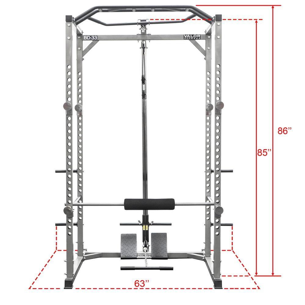 Valor Fitness BD-33, Power Rack