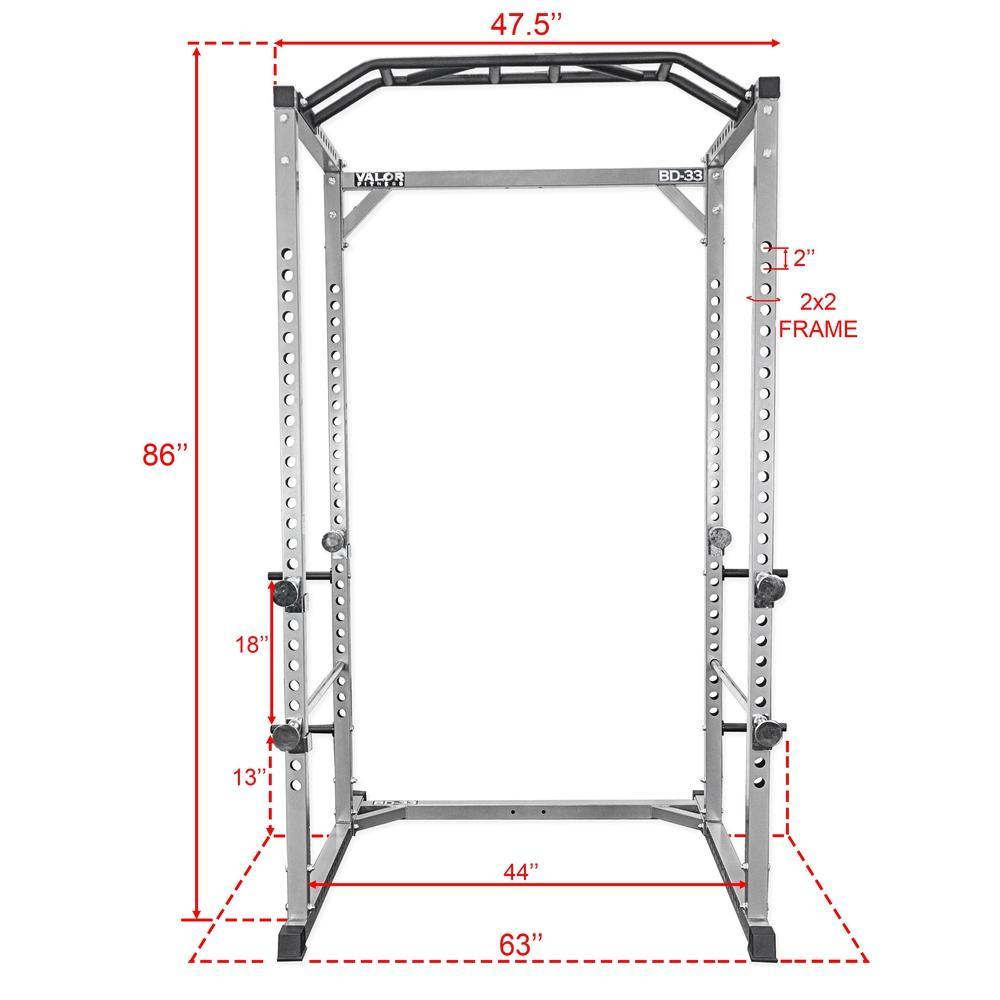 Valor Fitness BD-33, Power Rack