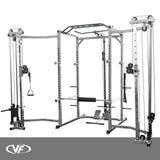 BD-33BCCL, Power Rack w/ Lat Pull & Cable Crossover Attachments