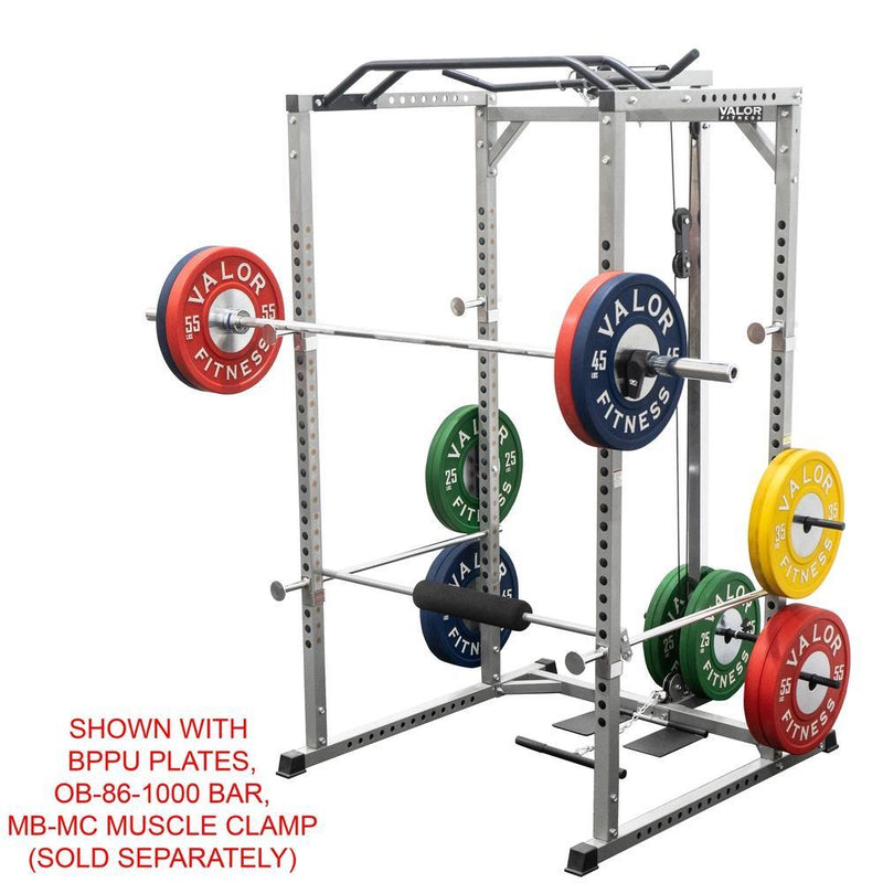 Load image into Gallery viewer, Valor Fitness BD-33BL, Power Rack w/ Lat Pull Attachment
