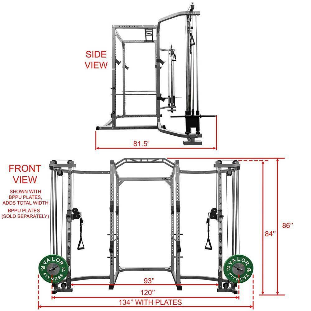 Valor Fitness BD-41, Power Rack