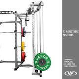 BD-41BCC, Power Rack w/ Cable Crossover Attachment