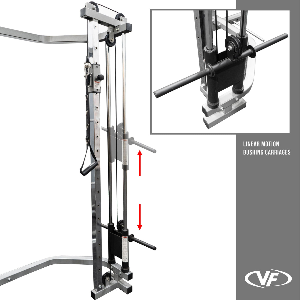 BD-41BCC, Power Rack w/ Cable Crossover Attachment