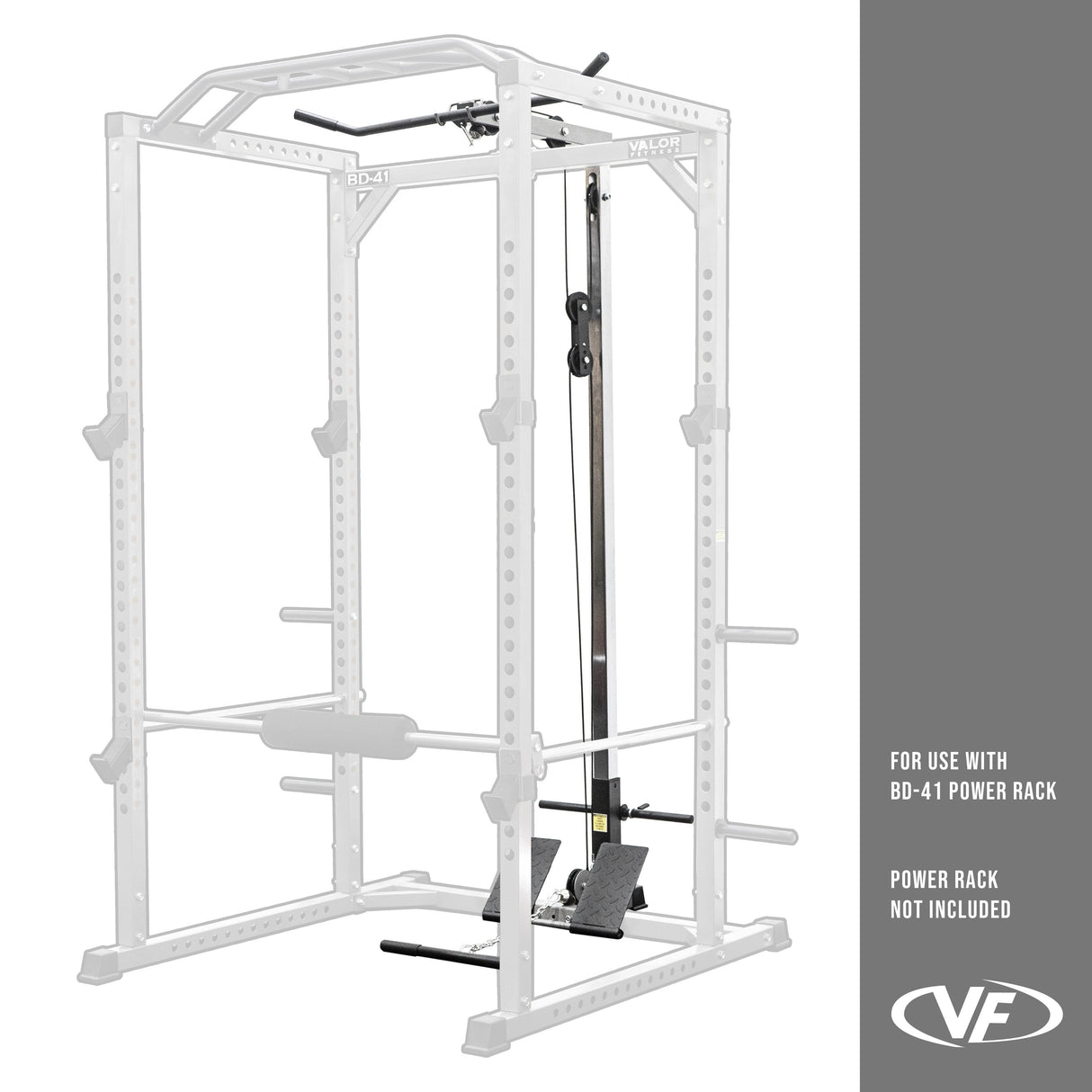 Valor Fitness BD-41L, Lat Pull Attachment for BD-41 Rack