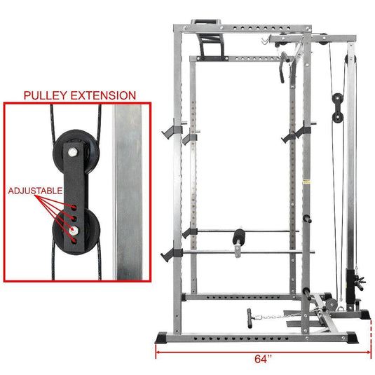 Valor Fitness BD-41L, Lat Pull Attachment for BD-41 Rack