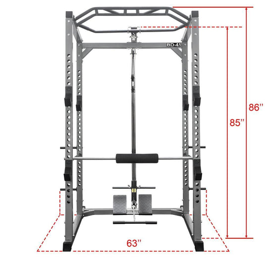 Valor Fitness BD-41L, Lat Pull Attachment for BD-41 Rack