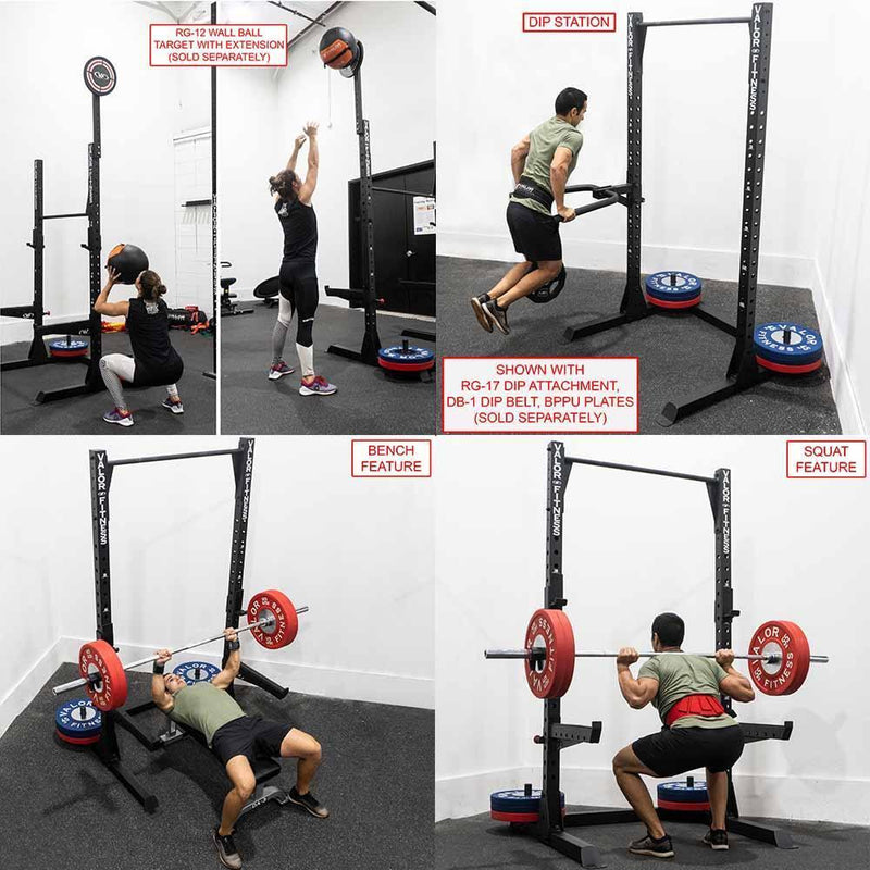 Half Rack w/ Pull-Up Bar - Order Online Today | Valor Fitness BD-57