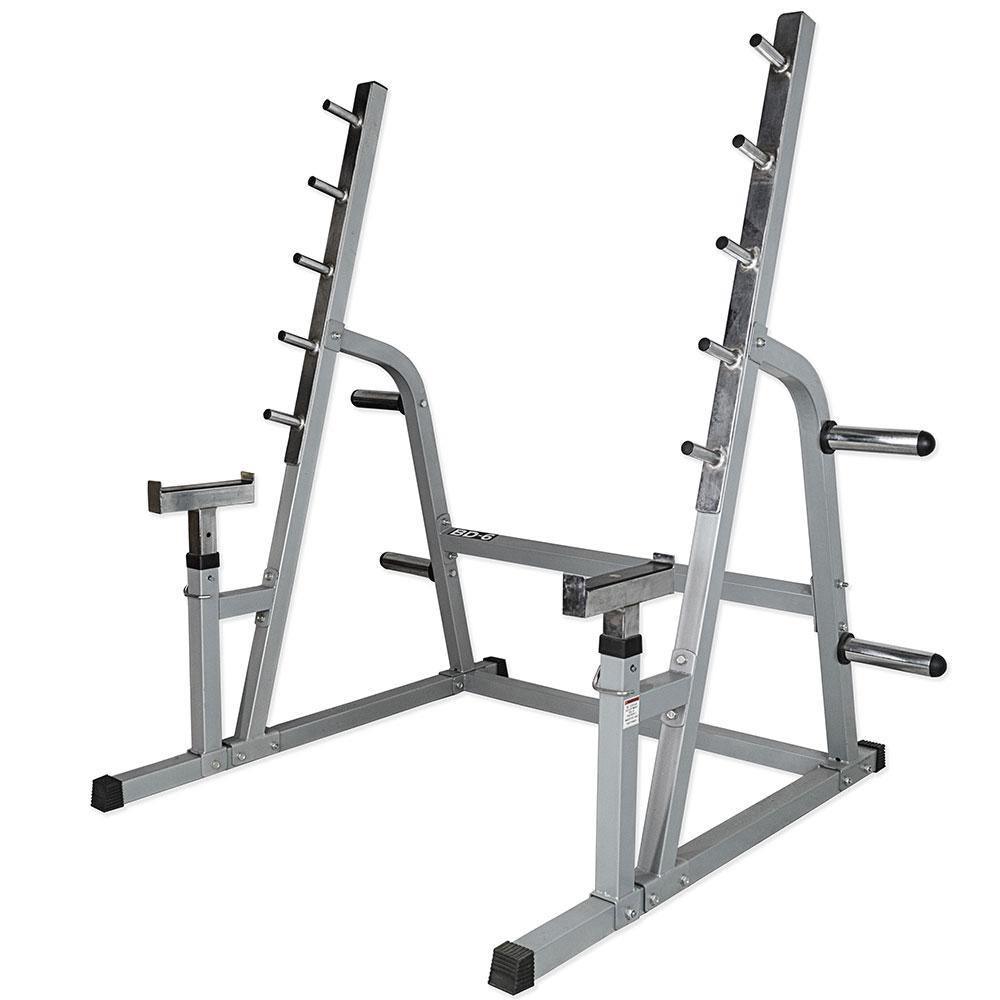 Adjustable Squat Rack Budget Weight Bench Adjustable Stand Barbell
