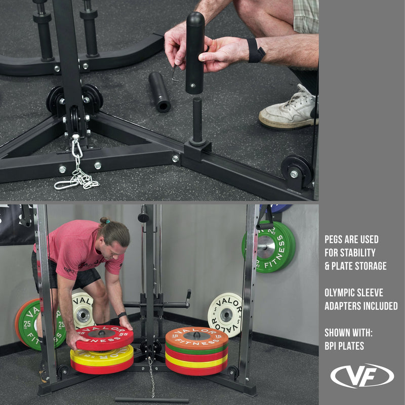 Valor Fitness CB-31 Plate Loaded Bicep-Tricep Machine on Vimeo