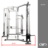 BD-7, Power Rack w/ Lat Pull Station