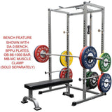 Valor Fitness BD-7, Power Rack w/ Lat Pull Station