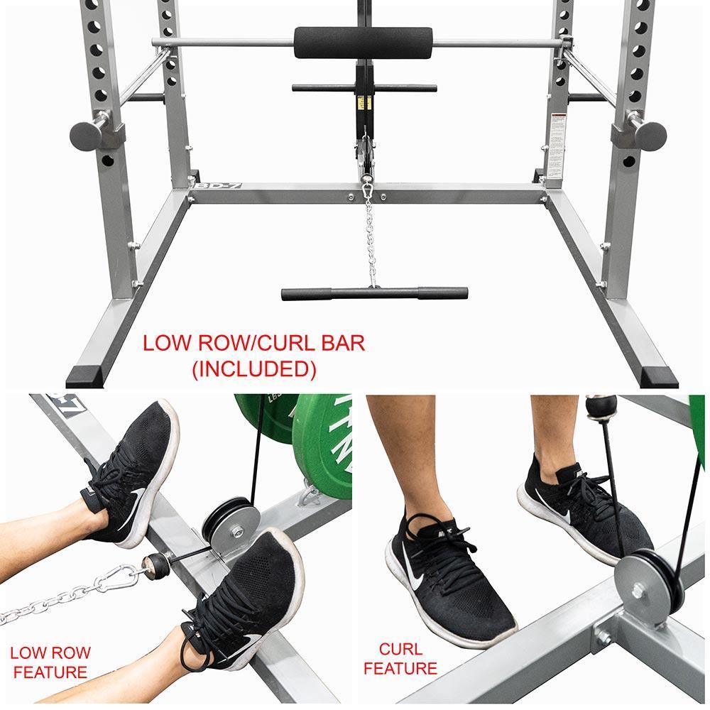 Valor Fitness BD-7, Power Rack w/ Lat Pull Station