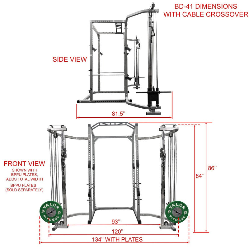 Cable Crossover Attachment for 2.5