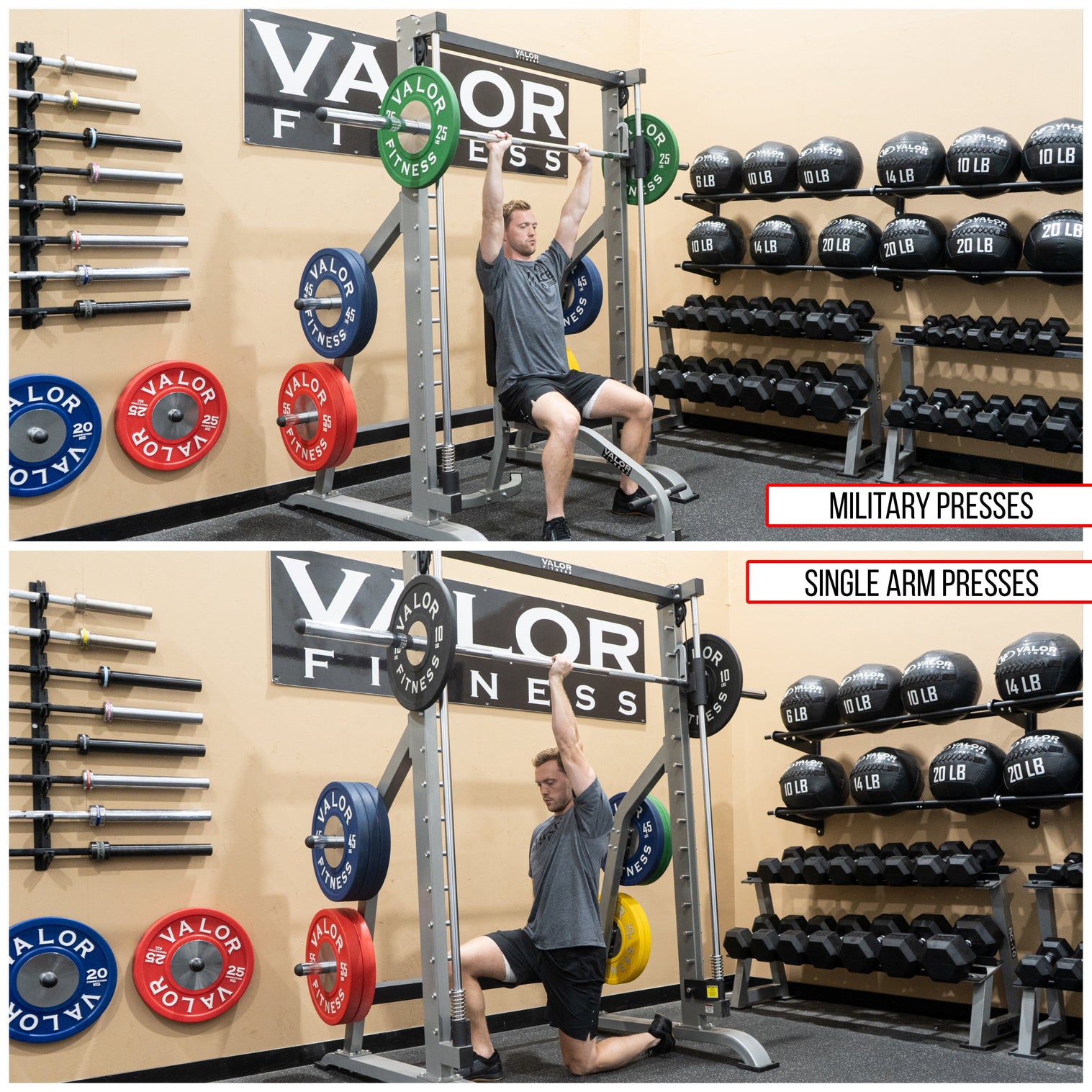 All-in-One Smith Machine with Plate Storage – Valor Fitness