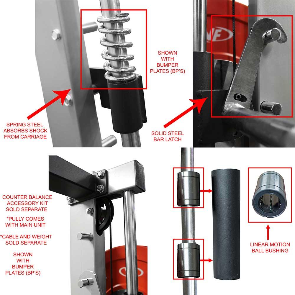 All-in-One Smith Machine with Plate Storage – Valor Fitness
