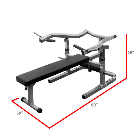 Valor Fitness BF-47, Adjustable Bench Press w/ Converging Arms