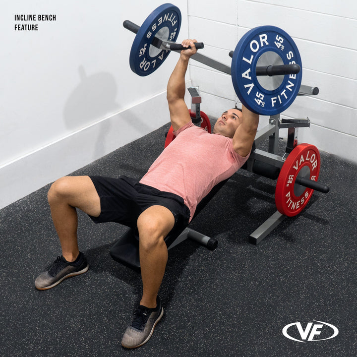 Adjustable Bench Press with Converging Arms | Valor Fitness BF-47