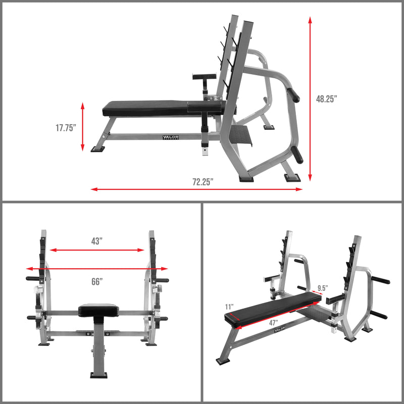 Load image into Gallery viewer, BF-49, Olympic Bench Press Station
