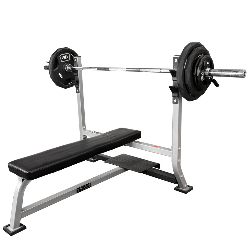 Load image into Gallery viewer, Valor Fitness BF-7B200, Olympic Bench Bundle w/ Barbell &amp; Olympic Plates
