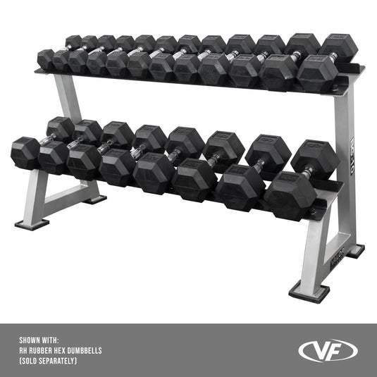 Valor Fitness BG-10, 2-Tier Dumbbell Rack