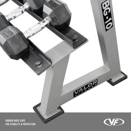 Valor Fitness BG-10, 2-Tier Dumbbell Rack