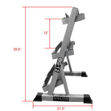 Valor Fitness BG-12, 3-Tier Dumbbell Rack