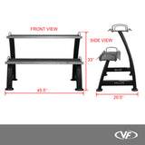 Valor Fitness BG-23 Kettlebell Storage Rack Dimensions