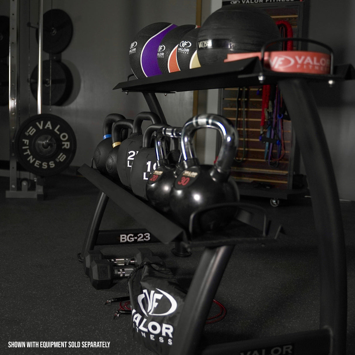 Valor Fitness BG-23, Kettlebell Rack