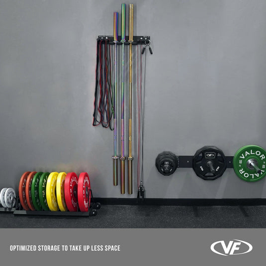 Wall Mounted Fitness Equipment Storage | Home Gym Organizer