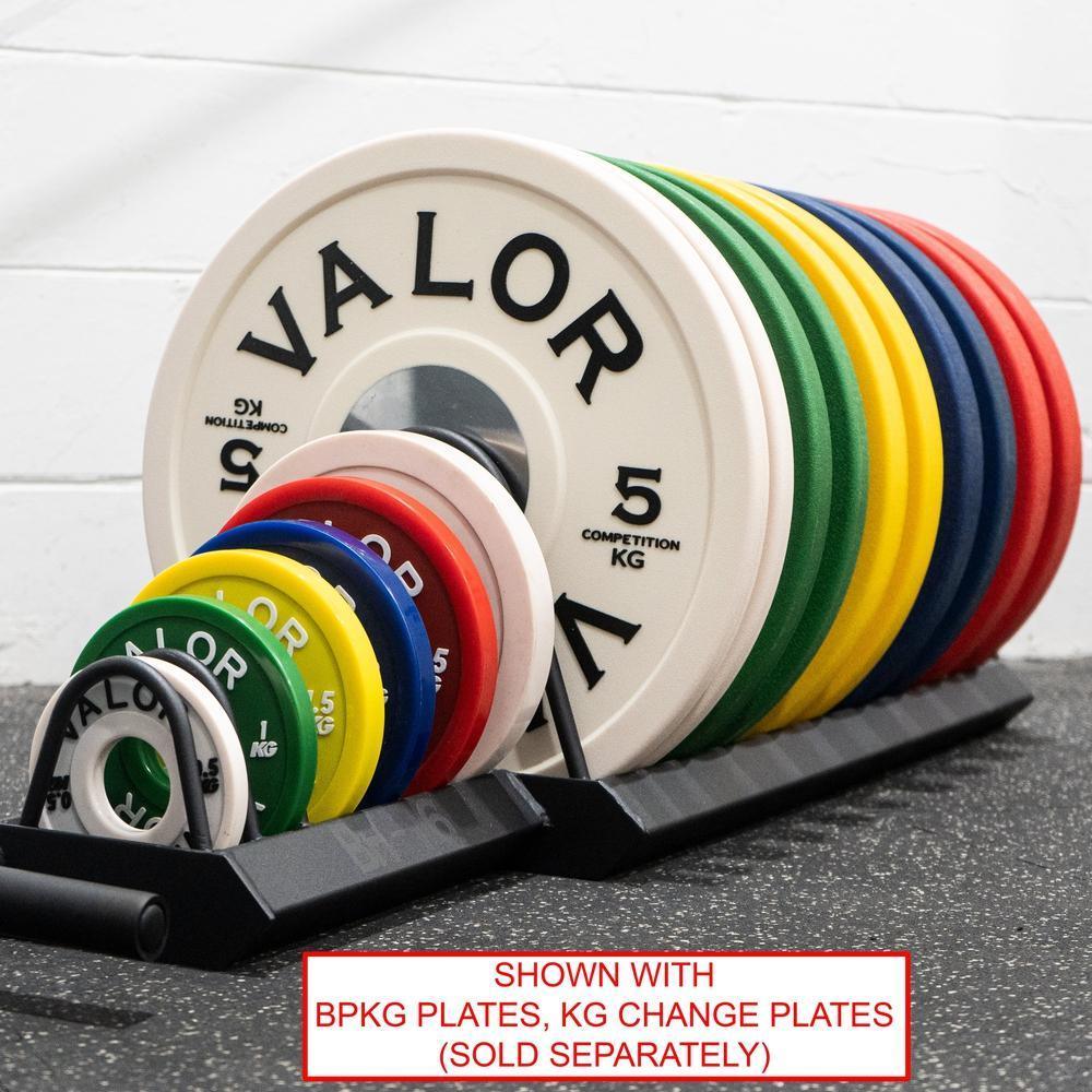 Horizontal Weight Plate Rack - Space-Saving Storage – Valor Fitness