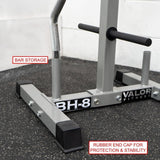 Valor Fitness BH-8, Standard Bar and Plate Rack