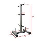 Valor Fitness BH-8, Standard Bar and Plate Rack