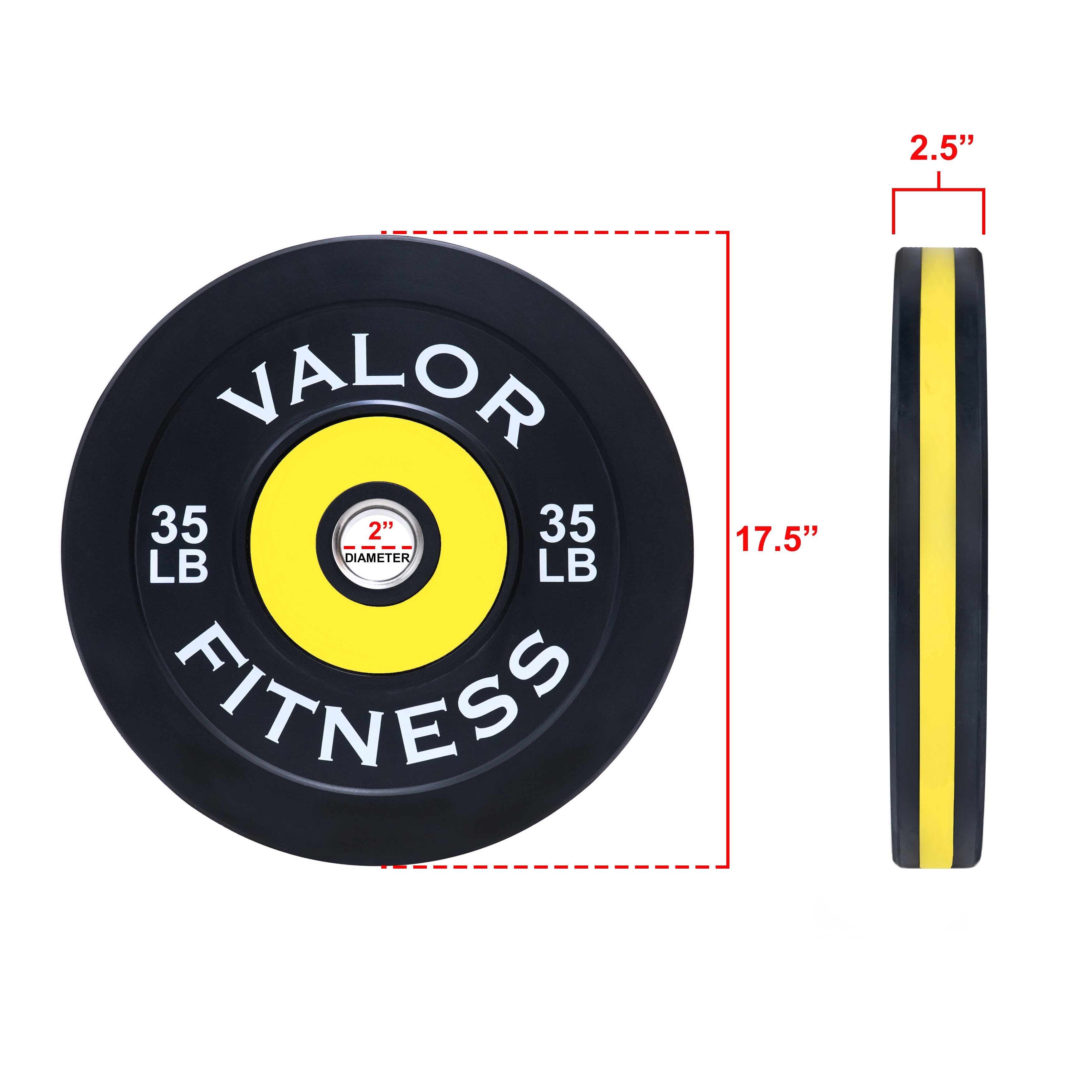 65 lb best sale bumper plates