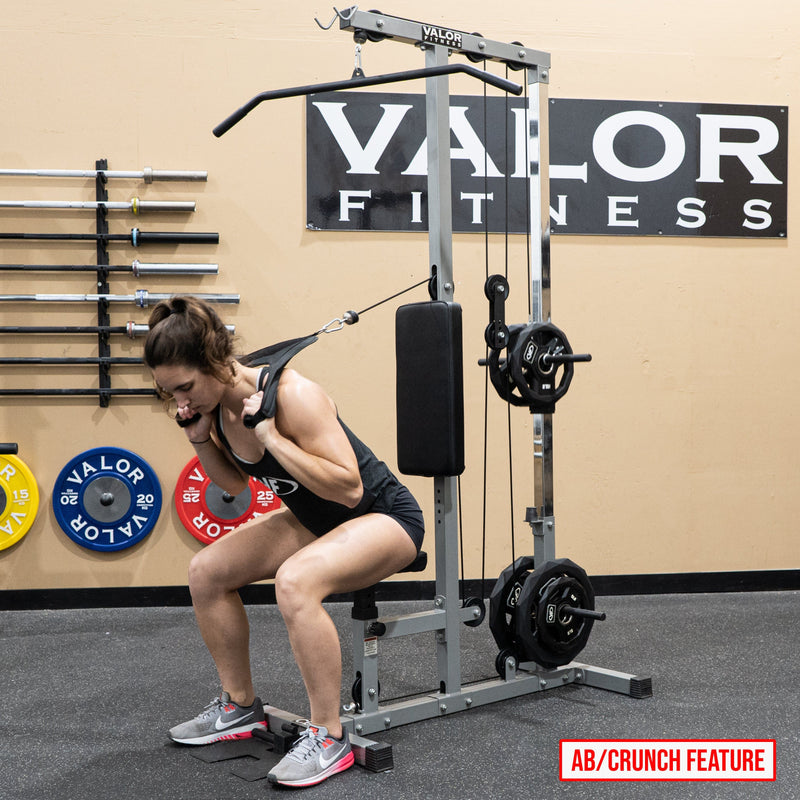 Load image into Gallery viewer, CB-12, Lat Pull Down, Seated Crunch, Upright Row Machine
