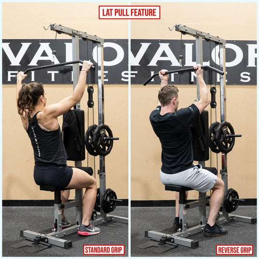 PlateLoaded Lat Pulldown Machine Valor Fitness CB12
