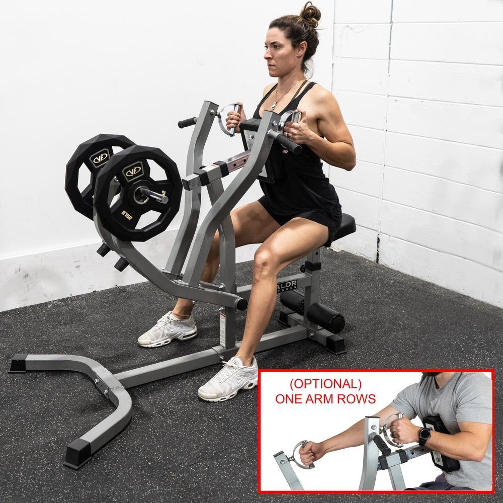 Low seated row: An intense exercise for the back and forearms