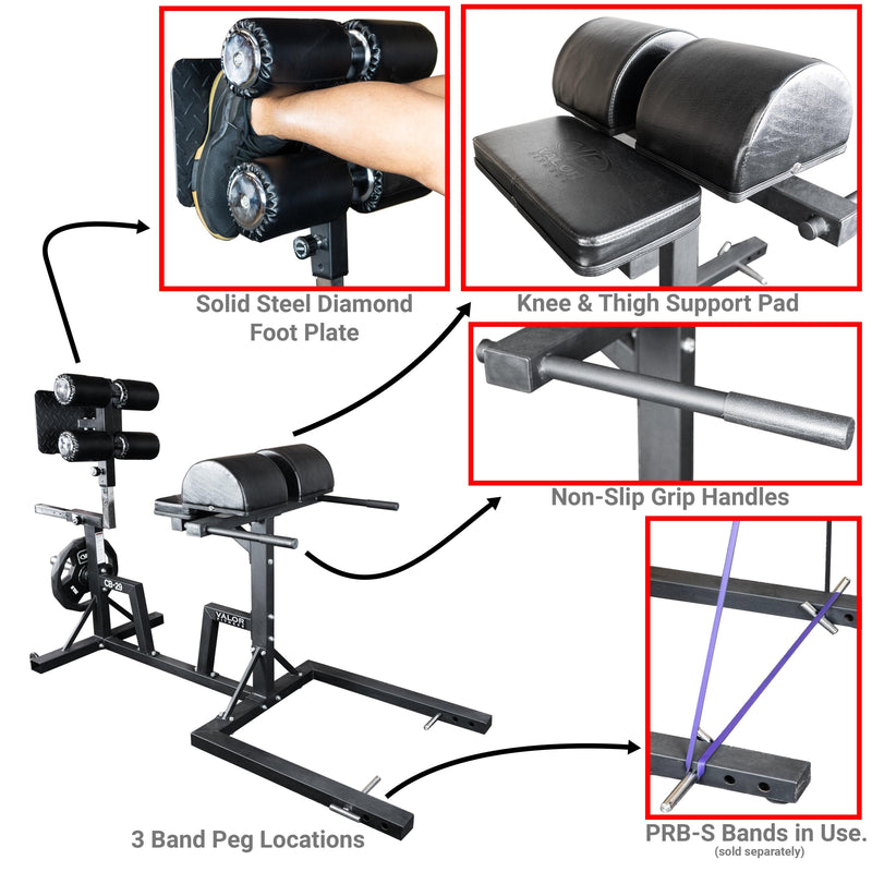 Load image into Gallery viewer, Valor Fitness CB-29, Adjustable Glute and Ham Developer (GHD)
