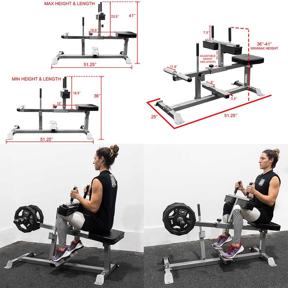 Valor Fitness CC-5, Seated Calf Raise Machine