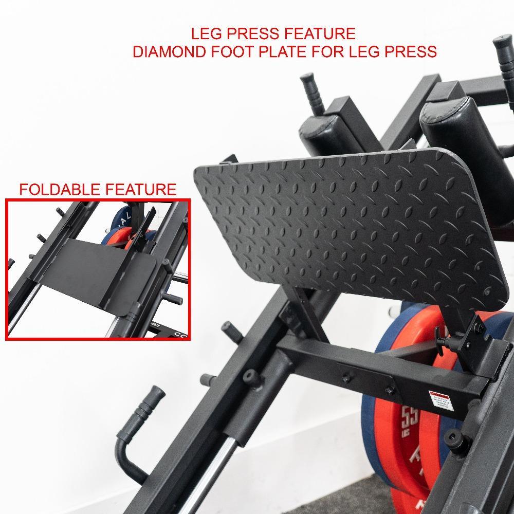 Valor Fitness CC-70, Leg Press Hack Squat Combo Machine