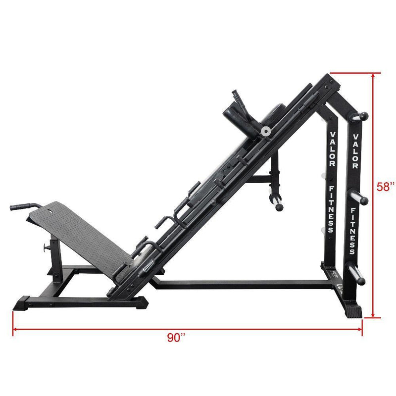 Load image into Gallery viewer, Valor Fitness CC-70, Leg Press Hack Squat Combo Machine
