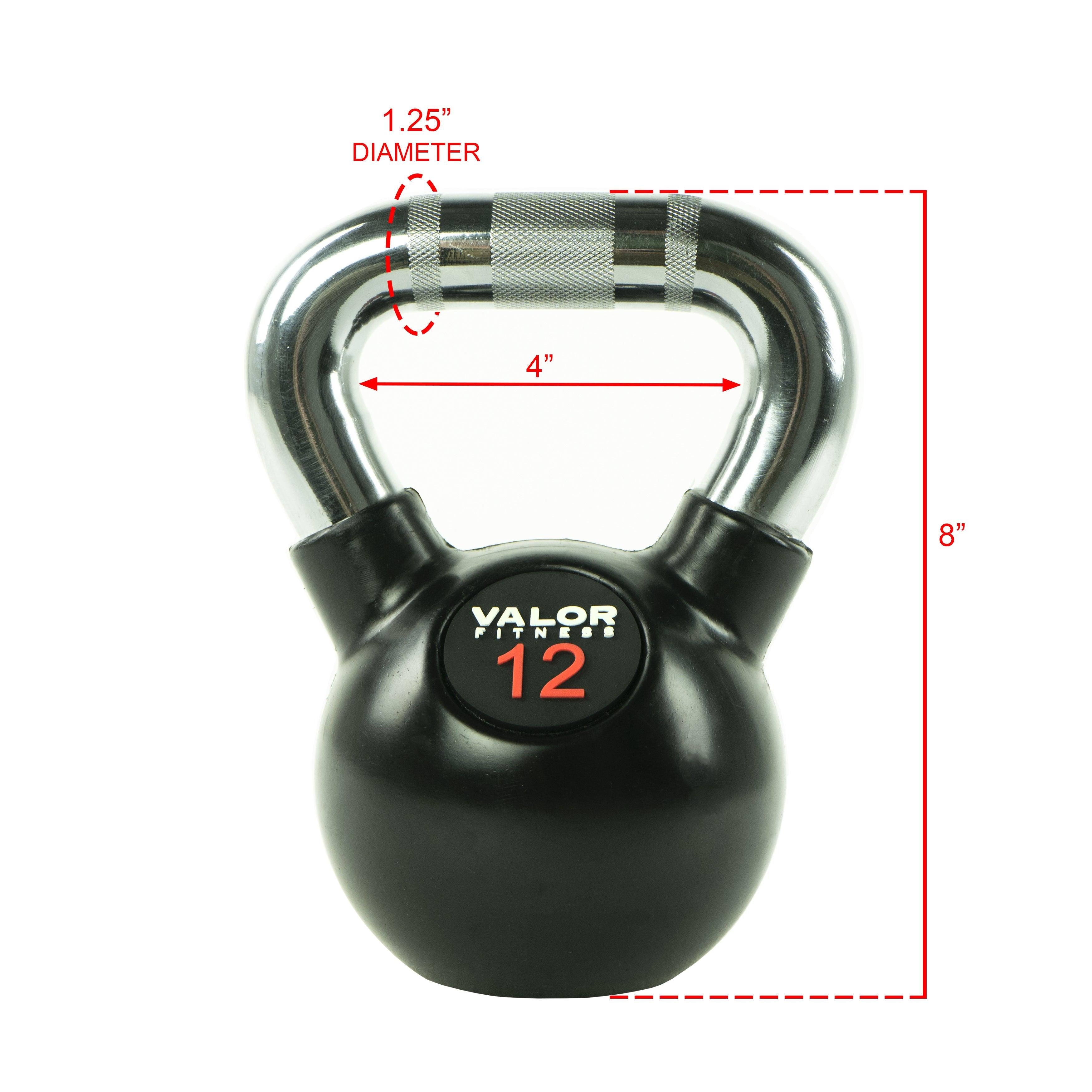 Chrome-Handled Kettlebells – Valor Fitness